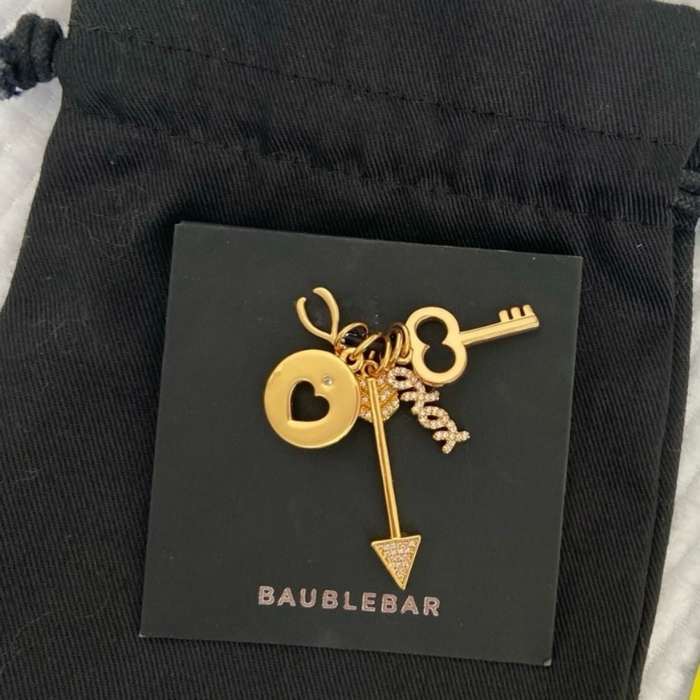 BaubleBar - Set of 8 Gold Charms - Bloomingdale’s - NWT
